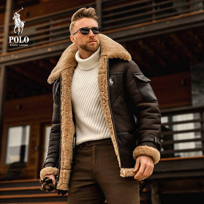Ralph Lauren| Herrenjacke mit Pelz