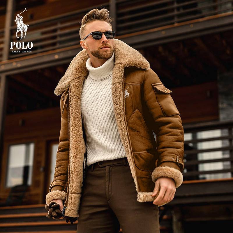 Ralph Lauren| Herrenjacke mit Pelz